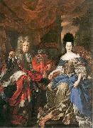 Jan Frans van Douven Double portrait of Johann Wilhelm von der Pfalz and Anna Maria Luisa de' Medici Spain oil painting artist
